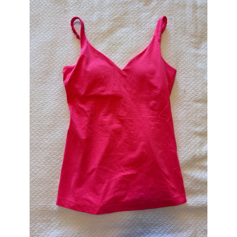 Under Armour Pink Heathered Shelf Bra Camisole Tank Top Athletic Small